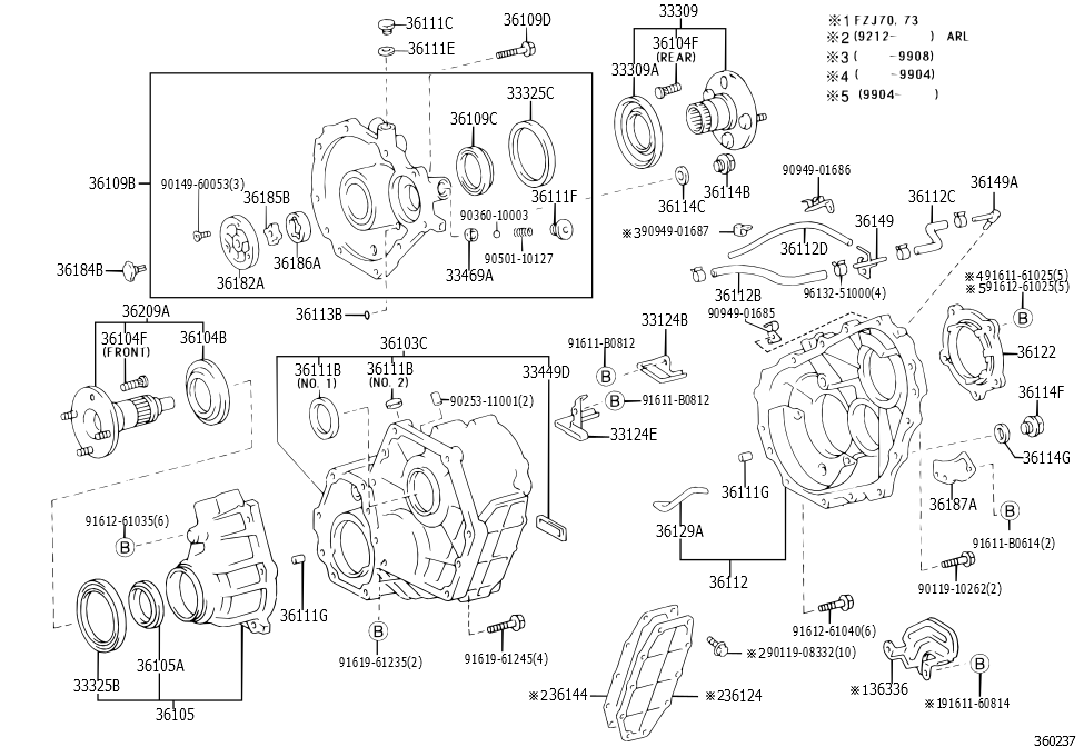 Flange Sub-Assembly, Output Shaft Companion