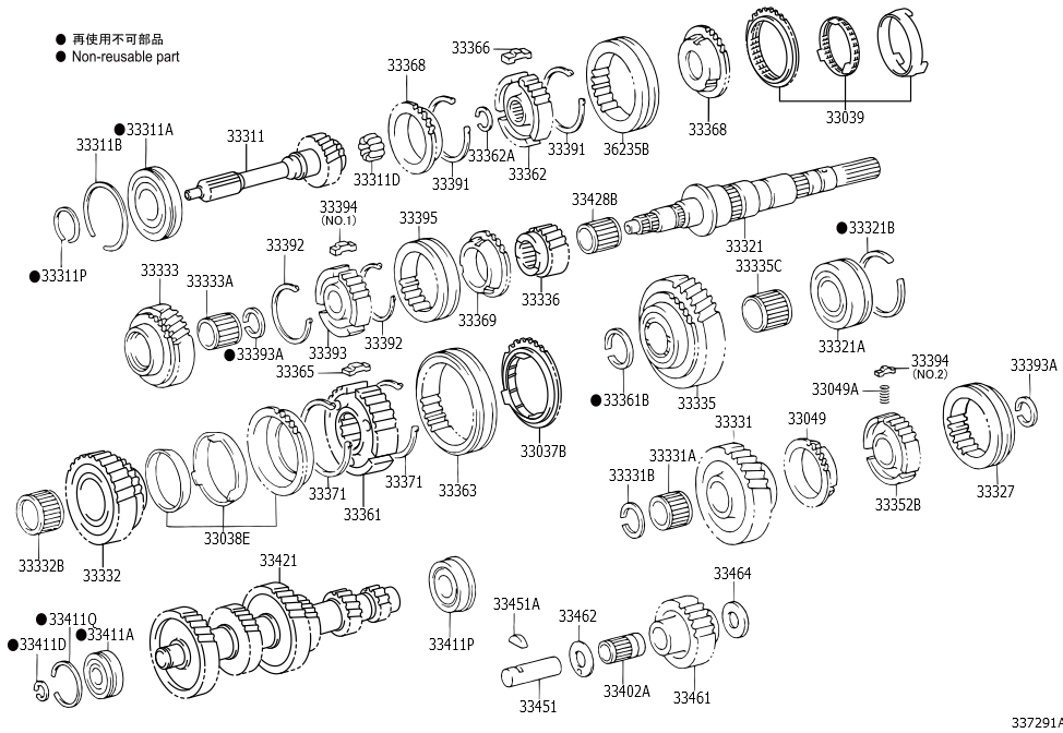 Shaft, Output