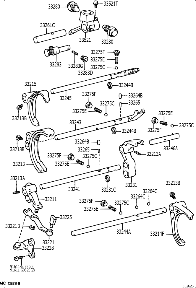 Housing, Shift Lever