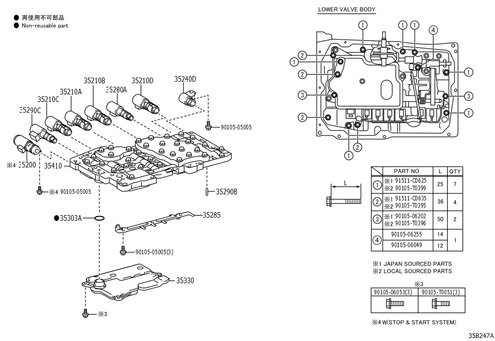 Body Assembly, Transmission Valve