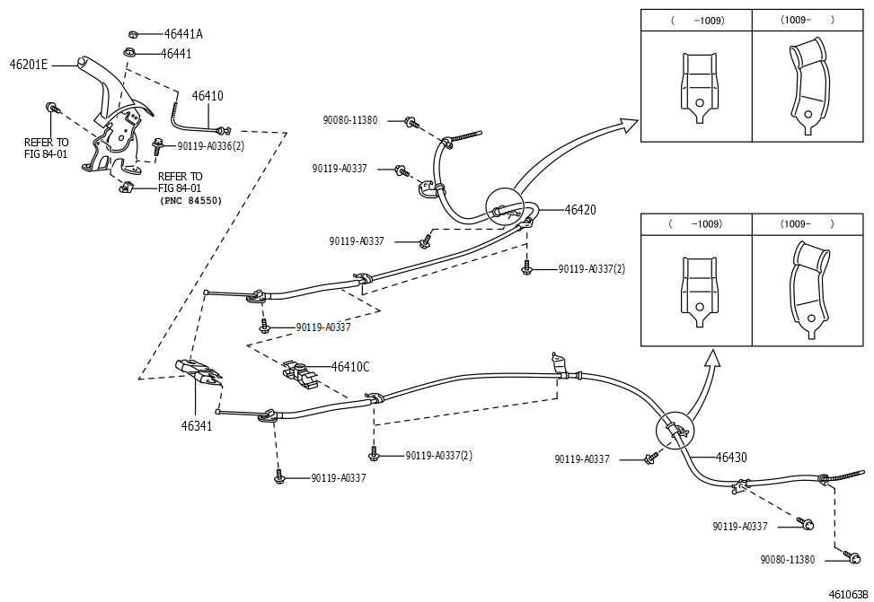 Parking Brake Cable Assembly #2