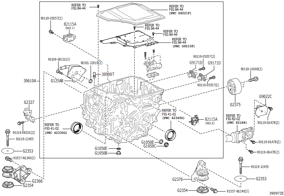 Stopper, Motor Mounting, Lower