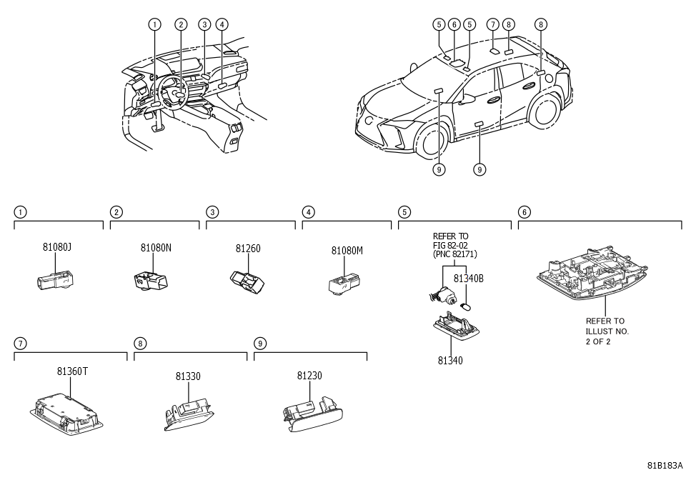 Lamp Assembly, Luggage Compartment