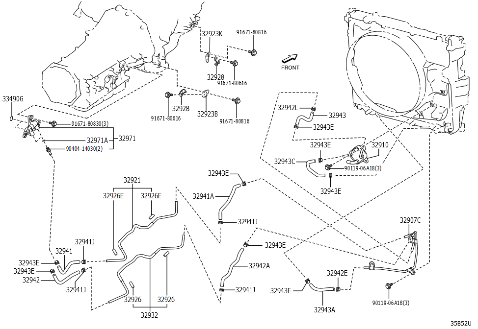 Hose, Transmission Oil Cooler