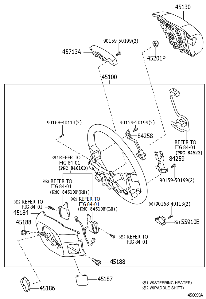 Wheel Assembly, Steering